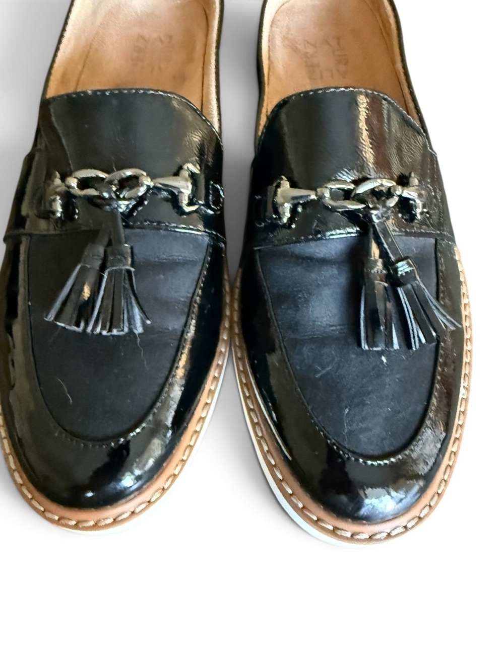 Naturalizer Estelle Tassel Loafer | Black Patent | Women’s Size 9 | Very Good - Picture 5 of 11